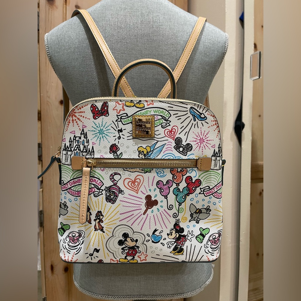 Disney Dooney & Bourke Sketch Backpack - Rare Placement, Collector’s Favorite